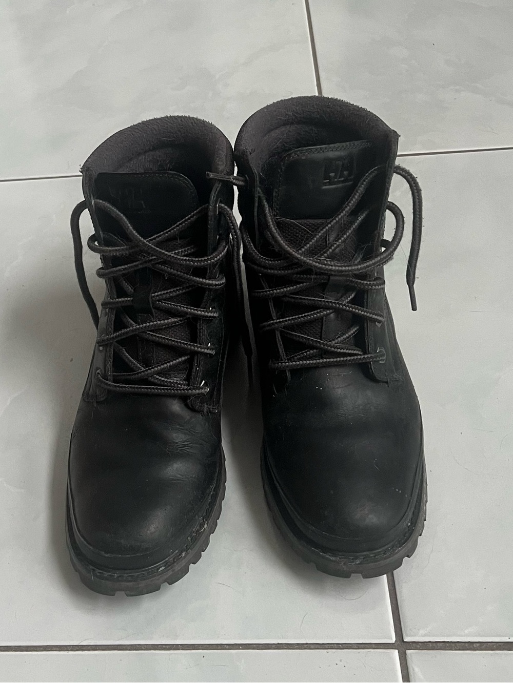 Black Men's Size 8.5 Helly Hansen Lace-Up Work Boots